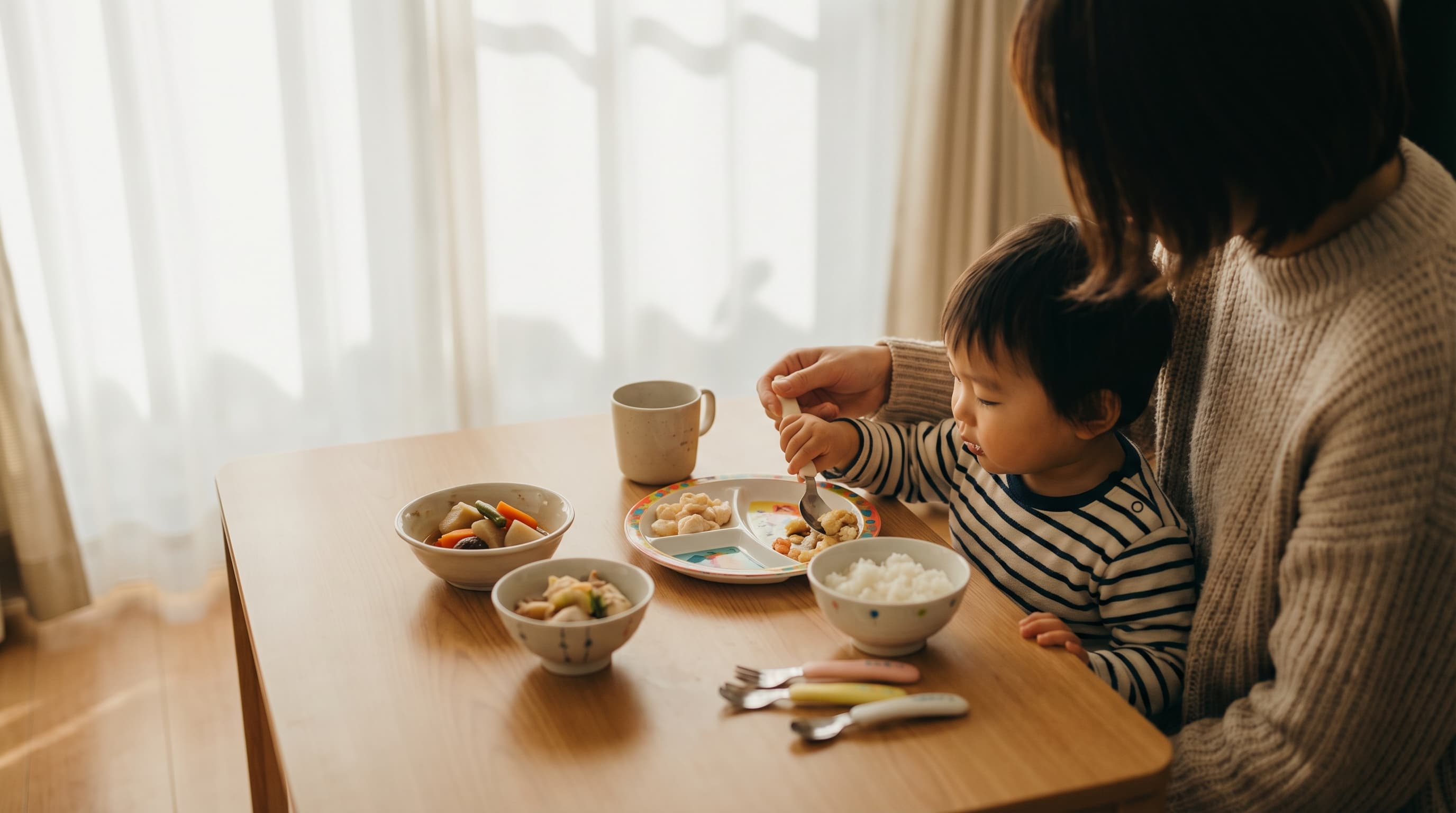 離乳食ストレス：手作りしなきゃダメ？