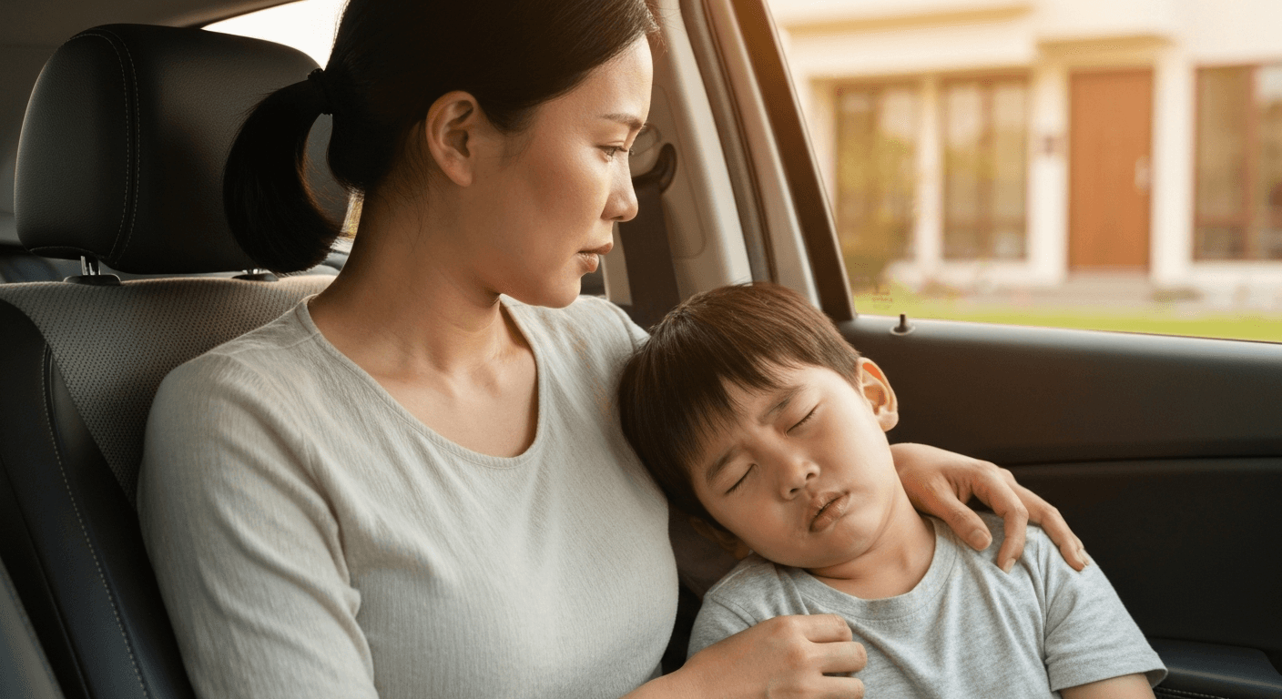 「車に乗ると気持ち悪い……」　子どもの乗り物酔いを徹底解説