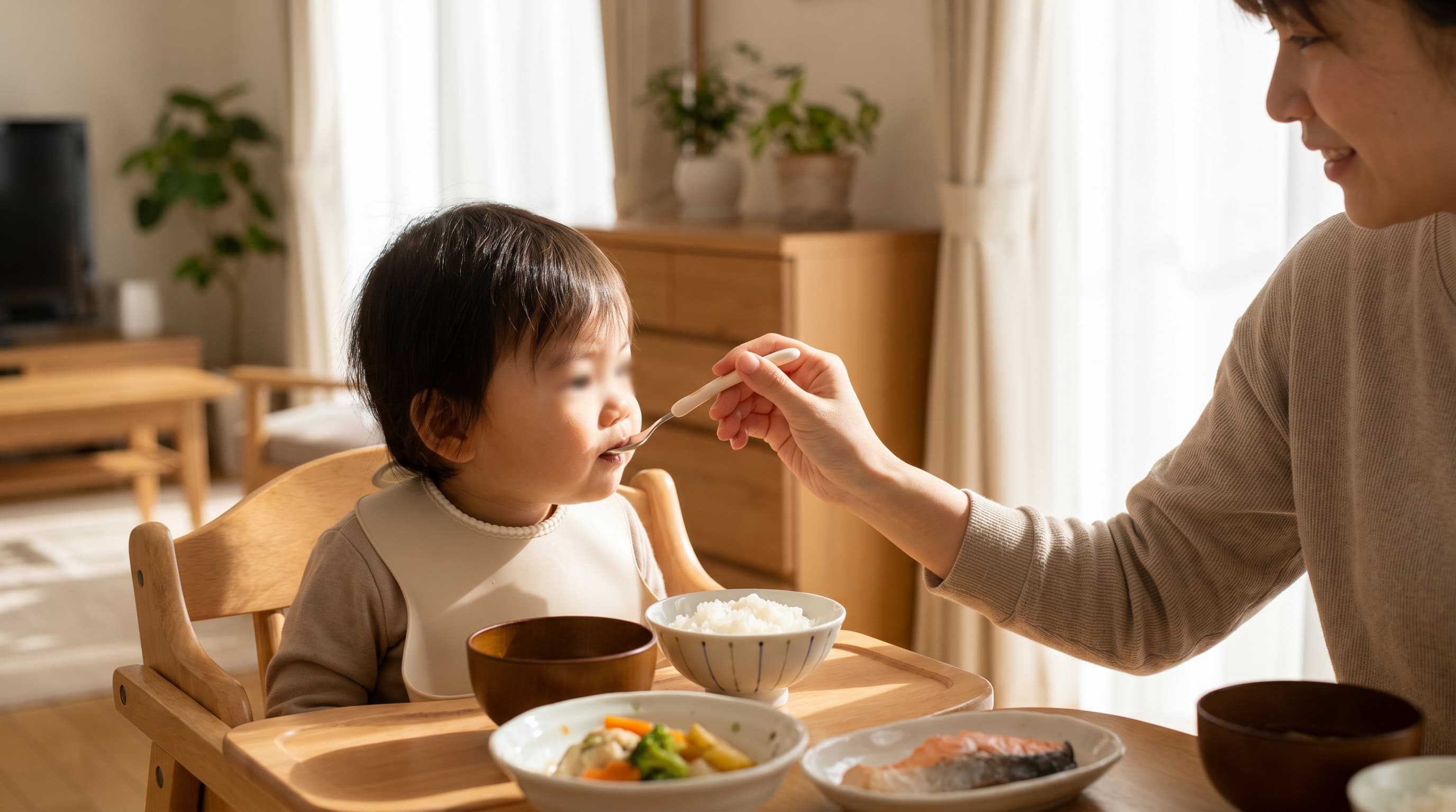 離乳食、丸のみで噛んでくれない、もぐもぐ・かみかみを育てるには