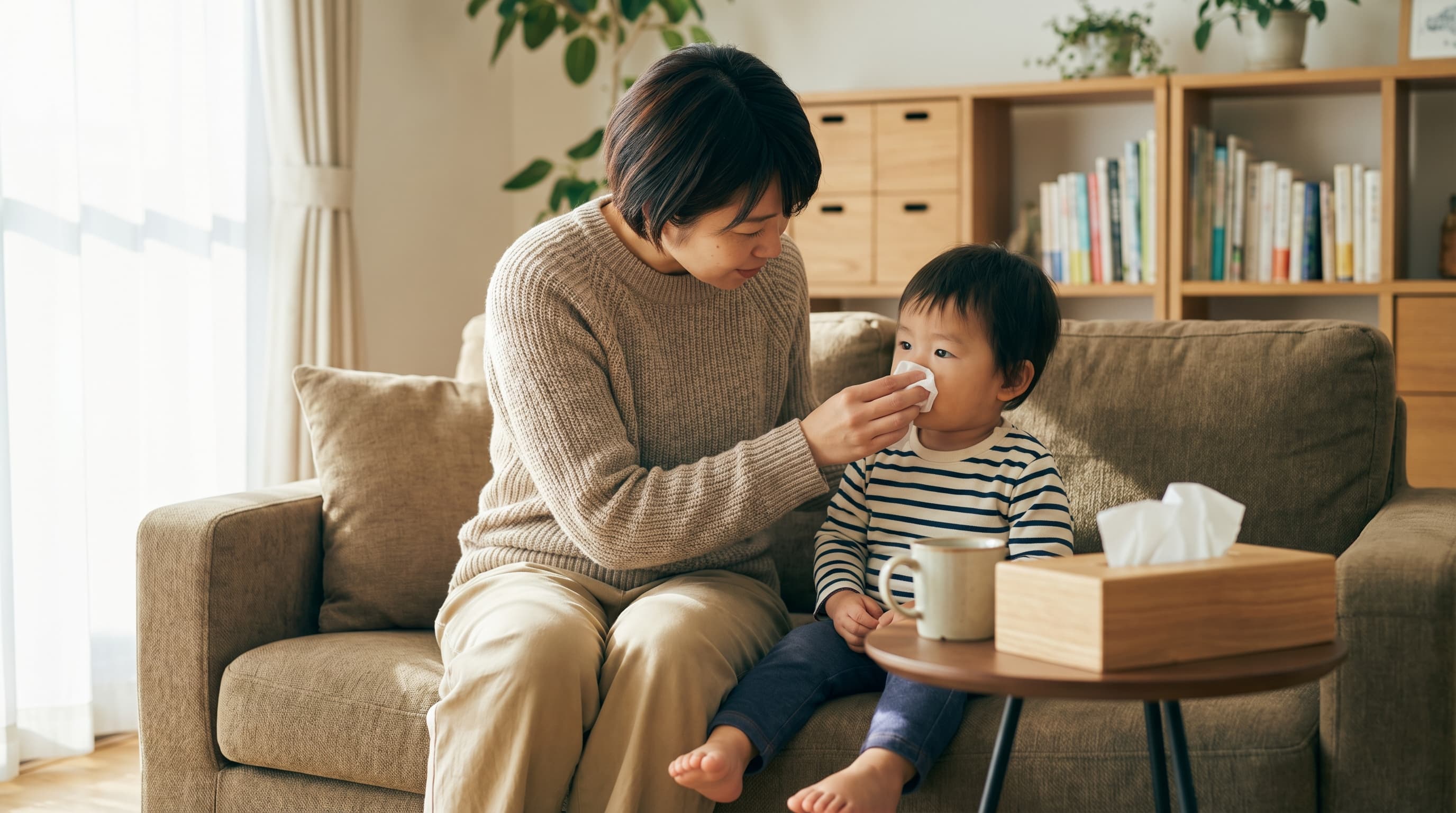 「黄色い鼻水＝抗生物質？」　鼻水の色に惑わされないで